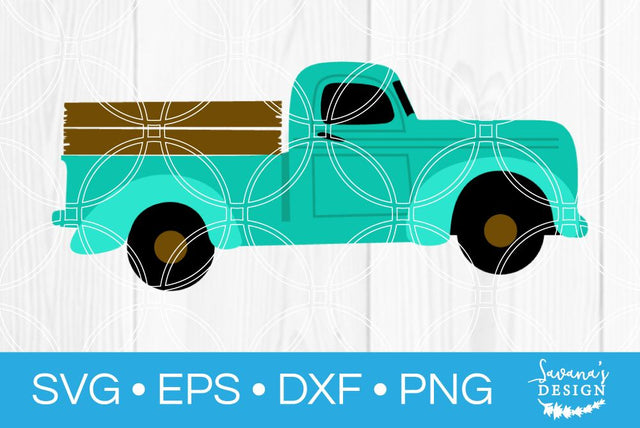 Vintage Truck SVG SavanasDesign 