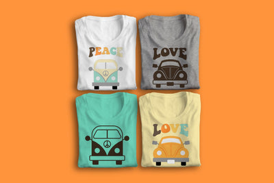 Vintage Van and Bug SVG Designed by Geeks 