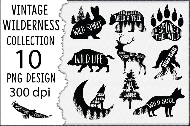 Vintage Wilderness Collection SVG Creativeart88 