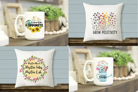 Vintage Wildflowers Sublimation Bundle Sublimation Creativeart88 