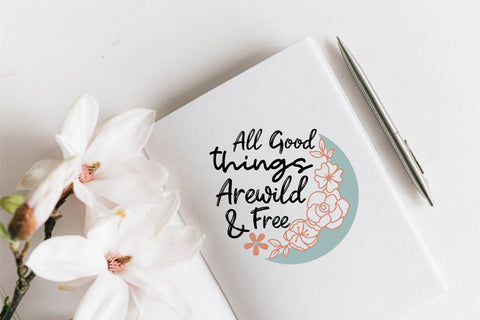 Vintage Wildflowers Sublimation Bundle Sublimation Creativeart88 