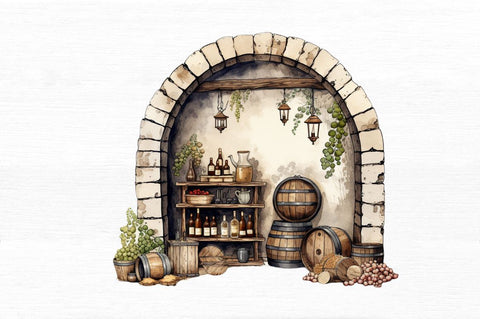 Vintage Wine Cellar Sublimation Sublimation Regulrcrative 