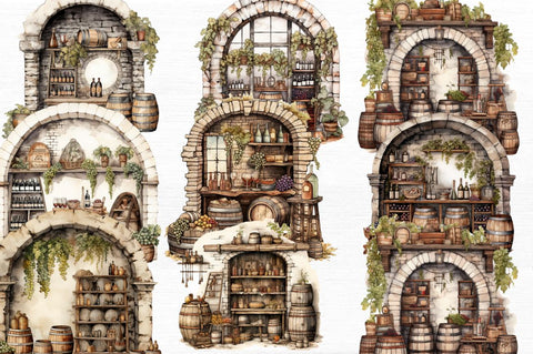 Vintage Wine Cellar Sublimation Sublimation Regulrcrative 