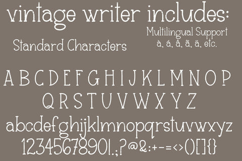 Vintage Writer, Distressed Typewriter Font Font Designing Digitals 