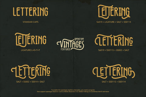 Vintages Font Garisman Studio 