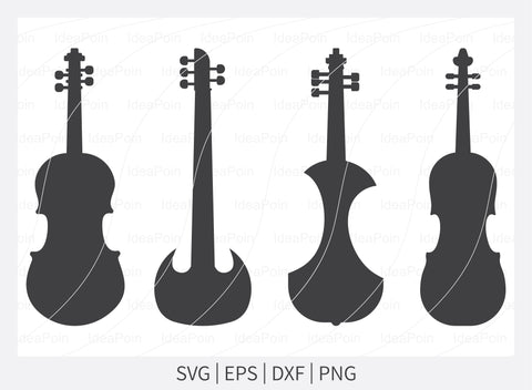 Violin SVG Bundle, Violinist SVG, Heartbeat Violin File, Violin Silhouette, Violin monogram svg, Orchestra Instrument SVG, Violin Dxf, Png SVG Dinvect 