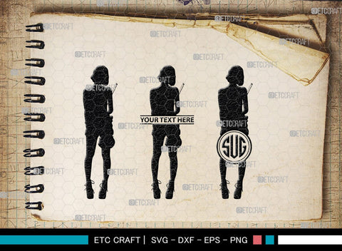 Violinist Monogram, Violinist Silhouette, Violinist SVG, Violin Player Svg, Music Svg, Violin Svg, Violin Musicians Svg, SB00136 SVG ETC Craft 