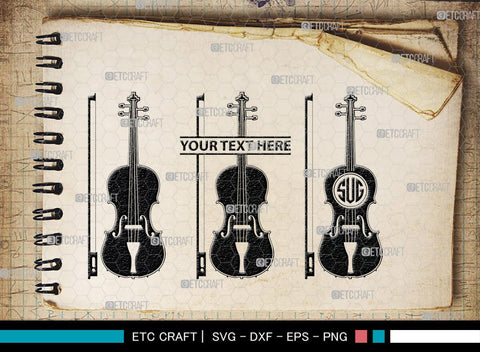 Violinist Monogram, Violinist Silhouette, Violinist SVG, Violin Player Svg, Music Svg, Violin Svg, Violin Musicians Svg, SB00136 SVG ETC Craft 