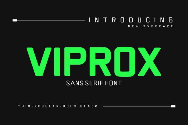 Viprox Font twinletter 