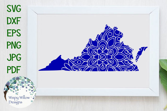 Virginia Mandala SVG Wispy Willow Designs 