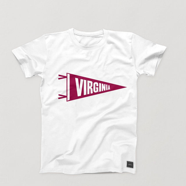 Virginia Pennant Cut File SVG Cursive by Camille 