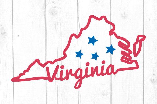 Virginia Svg SVG cricutfilesmg 