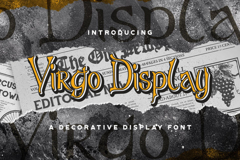 Virgo Display - Haunted Display Font Font StringLabs 