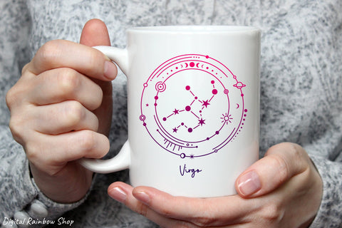 Virgo svg bundle, Zodiac signs svg, constellation svg SVG Digital Rainbow Shop 