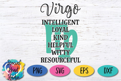 Virgo Zodiac Sign SVG Special Heart Studio 