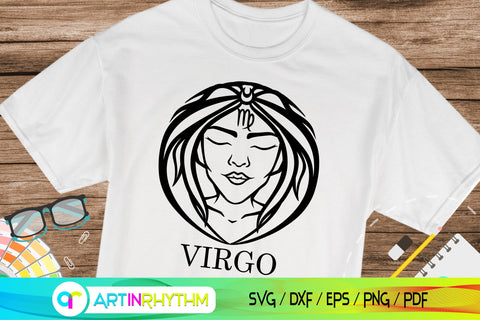 Virgo zodiac sign svg SVG Artinrhythm shop 