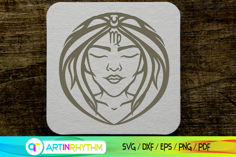 Virgo zodiac sign svg SVG Artinrhythm shop 