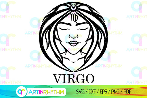 Virgo zodiac sign svg SVG Artinrhythm shop 