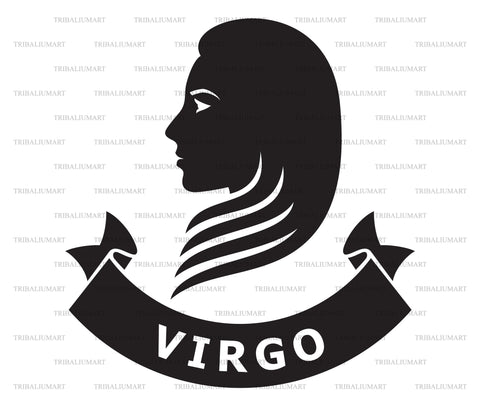 Virgo zodiac sign SVG TribaliumArtSF 