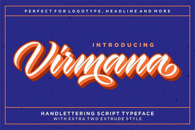 Virmana Script Font Solidtype 