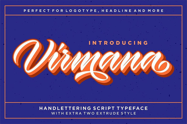 Virmana Script Font Solidtype 