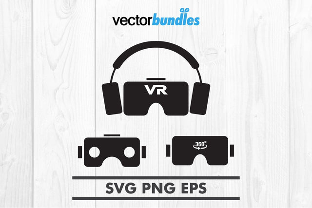 Virtual reality vr clip art svg SVG vectorbundles 