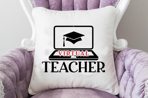 Virtual Teacher SVG Bundle.Teacher Strong svg, virtual learning svg ...
