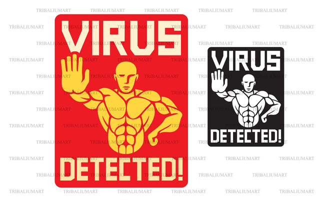 Virus detected SVG TribaliumArtSF 