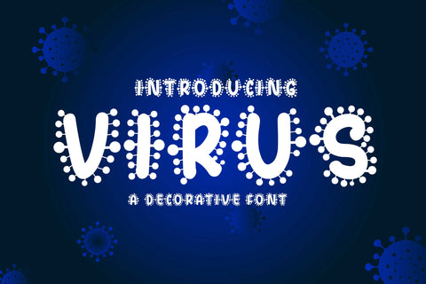 Virus - Unique Font Font LetterdayStudio 