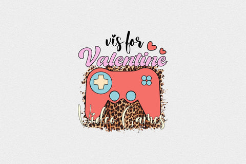 vis for valentine video games Sublimation SVGArt 