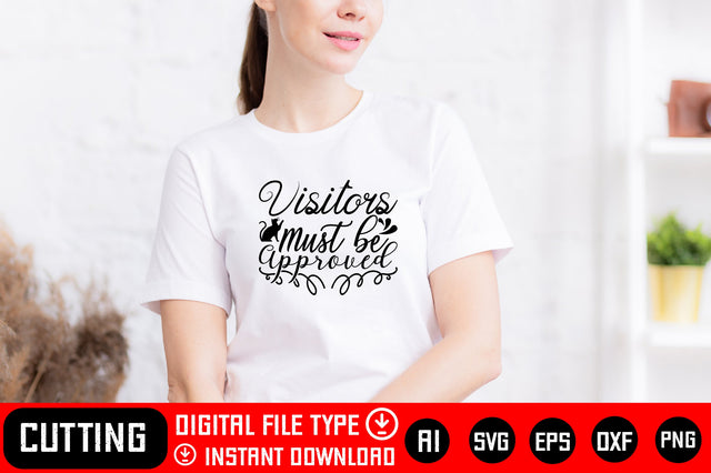 Visitors Must Be Approved SVG CraftlabSvg29 