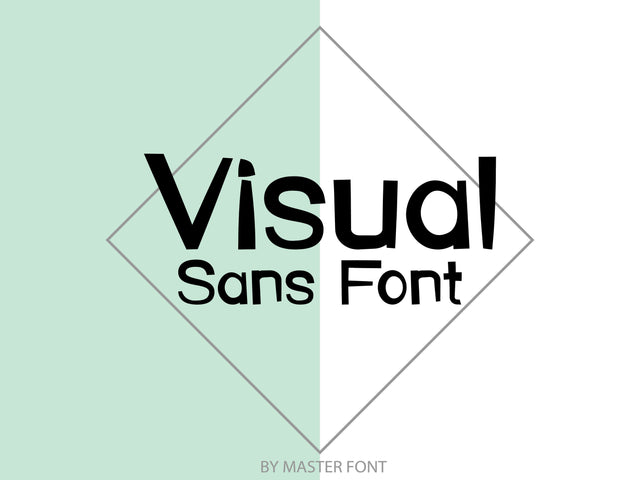 Visual Sans Serif Font Font MasterFontStore 