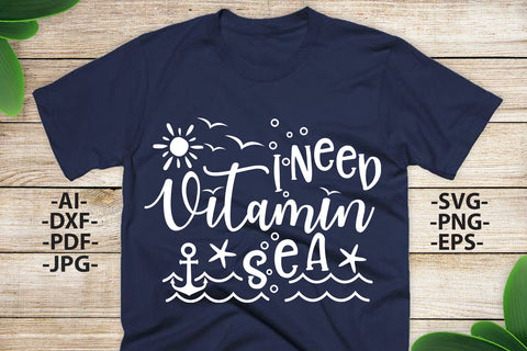 Vitamin Sea Svg | Cruise svg | Family Cruise Shirts | Vacation Svg | Summer Svg | Silhouette Cameo, Cricut SVG 1uniqueminute 