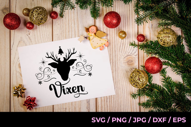 Vixen Vector File Printable SVG Cut File SVG Sublimatiz Designs 
