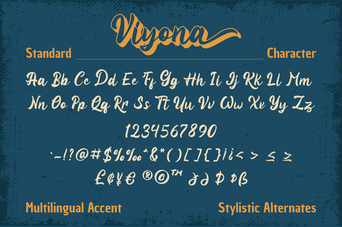 Viyona - Vintage Display Font Font Attype studio 