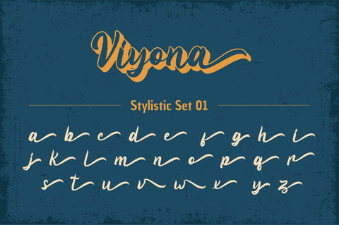 Viyona - Vintage Display Font Font Attype studio 