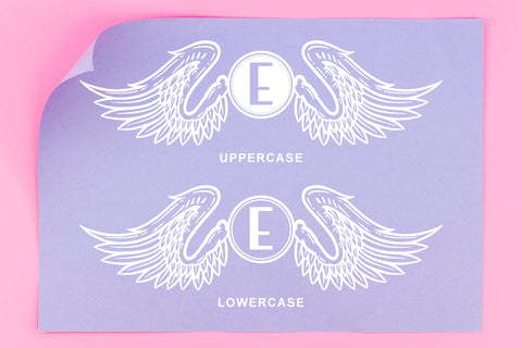 Vleugel Monogram Font Abo Daniel Studio 