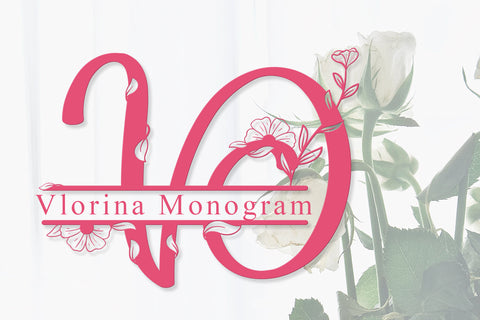 vlorina monogram Font nur huda 