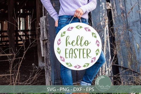 VOL 2 Easter Round Sign Bundle-Easter SVG Bundle SVG Linden Valley Designs 