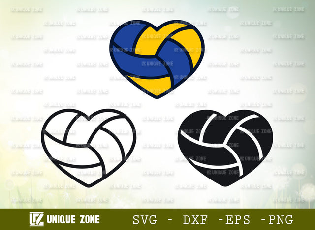 Volley Ball SVG Cut File, Sports Ball Svg, Volleyball Player Svg, Volleyball Heart Shape Svg, Volleyball Net Svg, Fire With Volleyball Svg, Ball Svg, Volley Ball Lover Svg, Monogram, SVG Unique Zone 