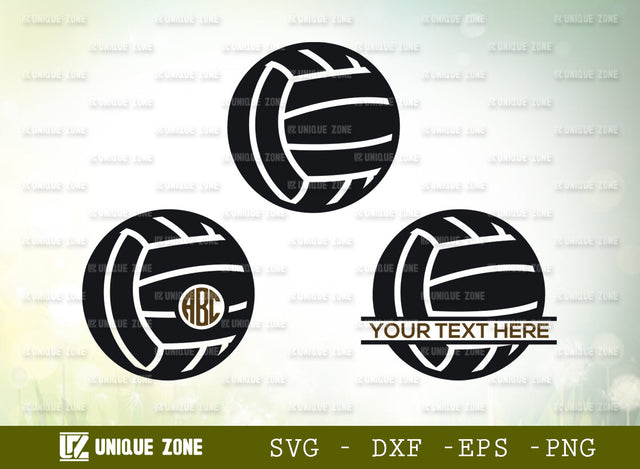 Volley Ball SVG Monogram, Sports Ball Svg, Volleyball Player Svg, Volleyball Heart Shape Svg, Volleyball Net Svg, Fire With Volleyball Svg, Ball Svg, Volley Ball Lover Svg SVG Unique Zone 