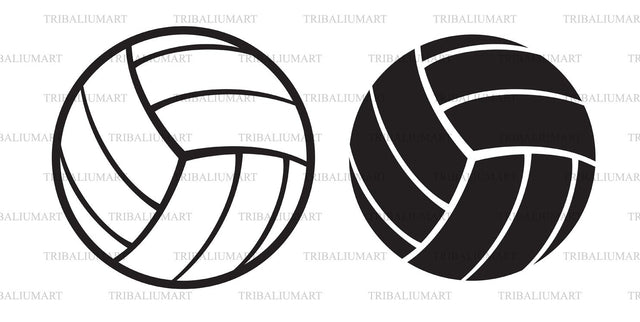 Volleyball ball SVG TribaliumArtSF 