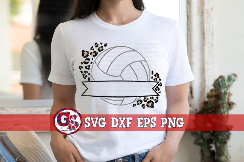 Volleyball Banner SVG DXF EPS PNG SVG Greedy Stitches 