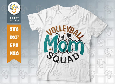 Volleyball Bundle Vol-03 SVG, Volleyball Grandma, Volleyball Squad, Volleyball Mom Squad, Sports, Husband Dad Volleyball, Volleyball Quote SVG ETC Craft 