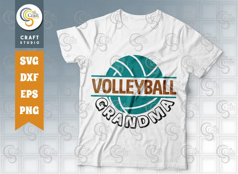 Volleyball Bundle Vol-03 SVG, Volleyball Grandma, Volleyball Squad, Volleyball Mom Squad, Sports, Husband Dad Volleyball, Volleyball Quote SVG ETC Craft 