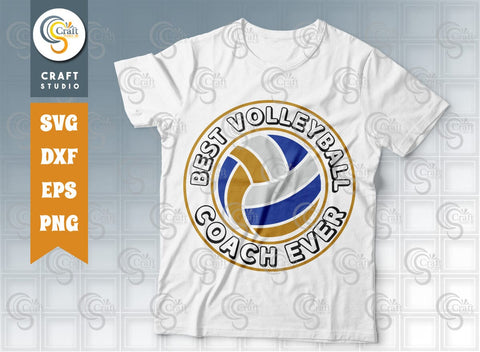 Volleyball Bundle Vol-05 SVG, Volleyball Junkie, Little Sister Biggest Fan, Hustle Hit Never Quit, Best Volleyball Coach Ever, Volleyball Quote SVG ETC Craft 