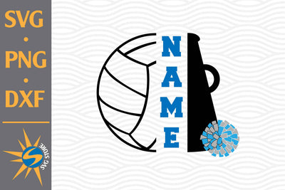 Volleyball Cheer Megaphone SVG, PNG, DXF Digital Files Include SVG SVGStoreShop 