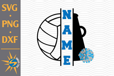 Volleyball Cheer Megaphone SVG, PNG, DXF Digital Files Include SVG SVGStoreShop 