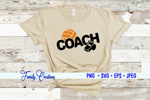 Volleyball Coach SVG Family Creations 