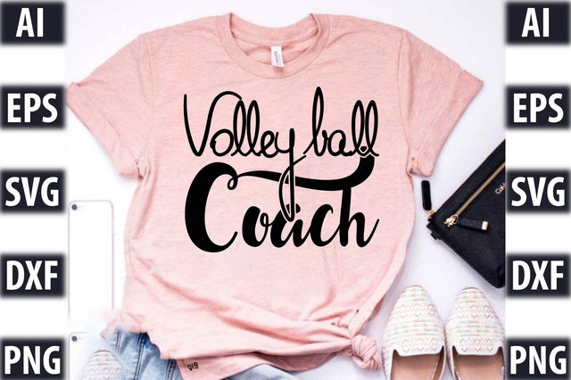 Volleyball Coach SVG SVGista 